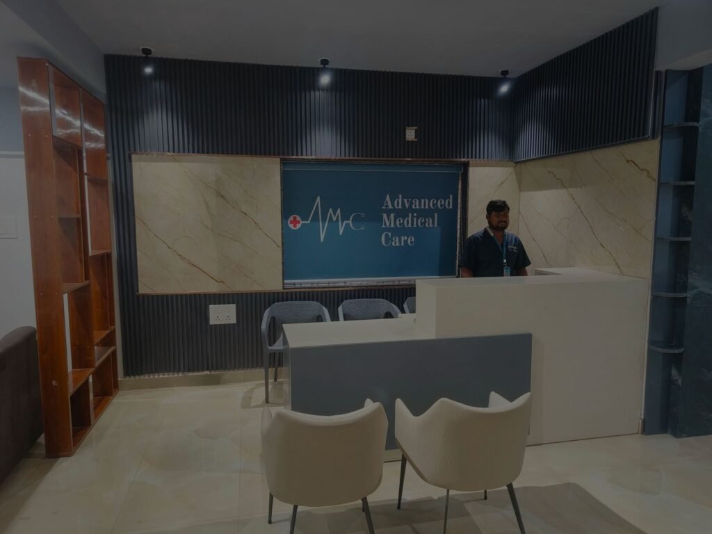 AMC Hospital Reception Desk Gachibowli