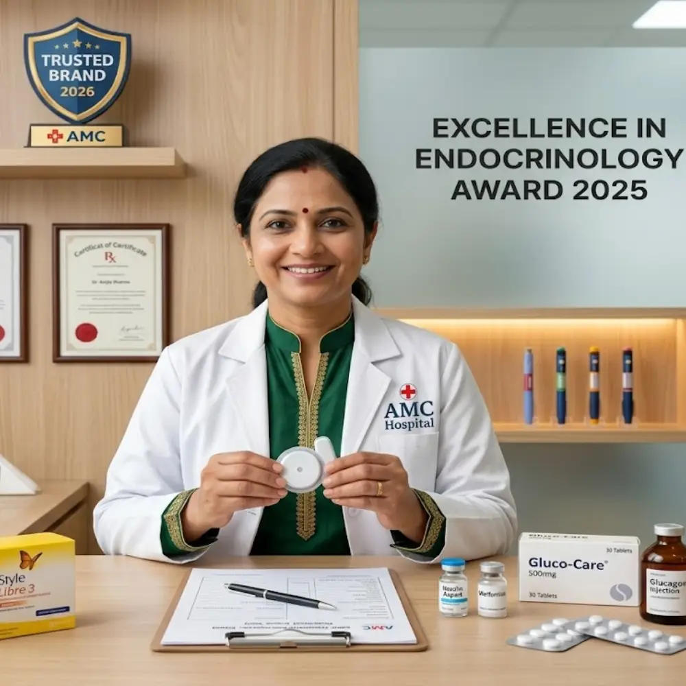 Expert diabetes doctor in Gachibowli, Hyderabad, creating a personalized dietary and lifestyle roadmap with an Indian corporate professional to manage metabolic syndrome.