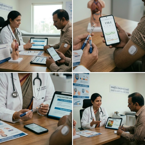 Specialist consultation with a diabetes doctor near me for advanced diabetes management and glucose monitoring.